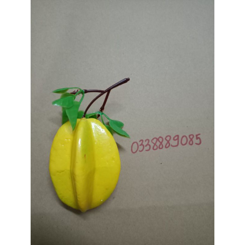 2 Quả khế giả trang trí decor, phụ kiện chụp ảnh