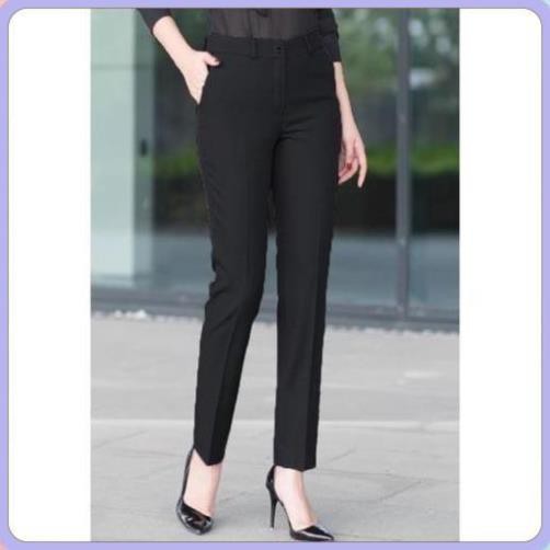 Quần Baggy Công Sở- Quần ÂU công sở cạp khóa thanh lịch đủ màu chất mát, dày dặn đứng form ĐỦ SIZE -  [ HÀNG CAO CẤP]