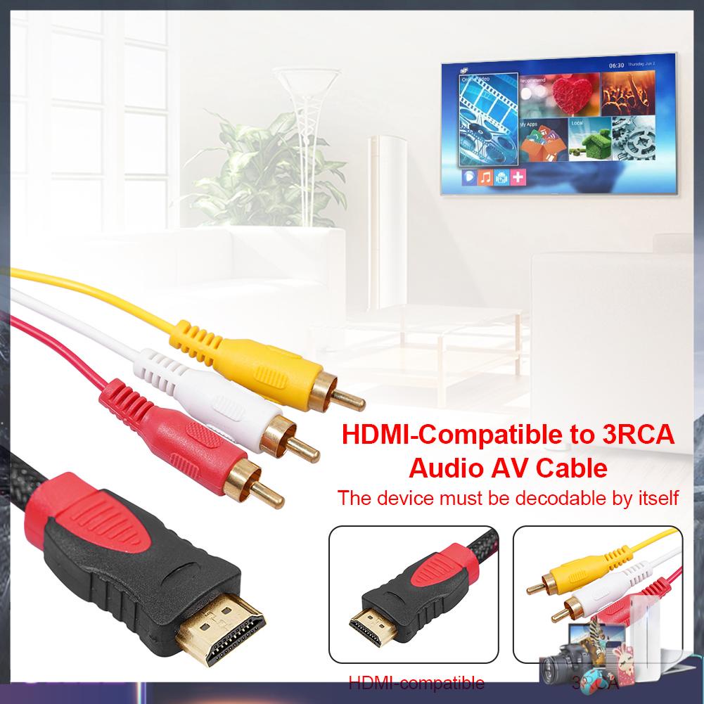 Cáp chuyển đổi HDMI sang 3RCA cho TV chuyên dụng