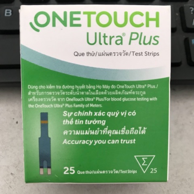 Que test thử đường huyết ONETOUCH ULTRA PLUS 25 Que