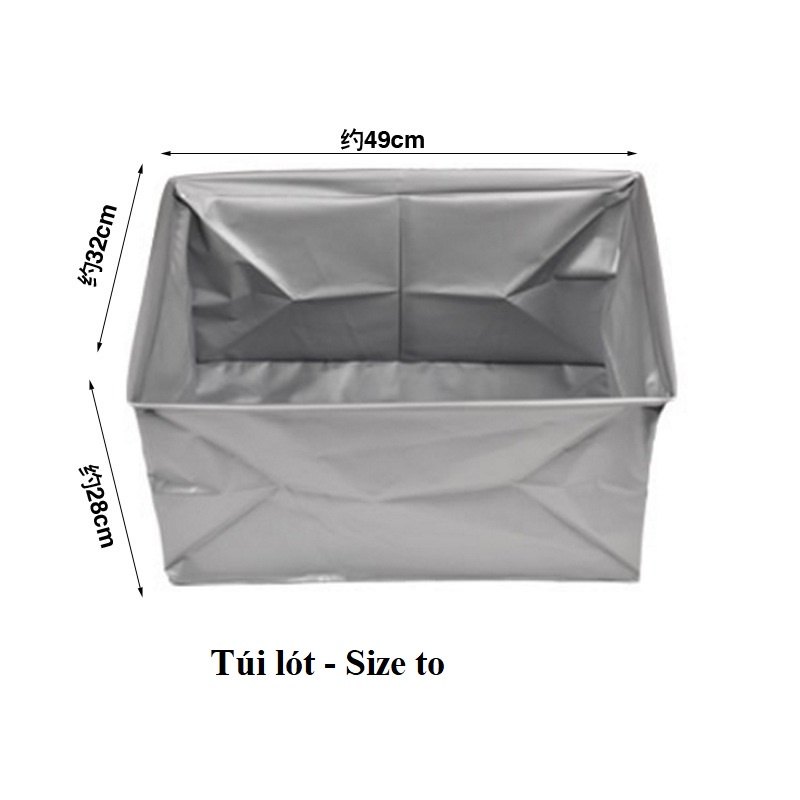 Hộp Đựng Đồ Đa Năng Dung Tích 55L ,Có Thể Gấp Gọn Để Sau Cốp Ô Tô,Đa Năng Dùng Cho Ô Tô Và Gia Đình Nhựa ABS