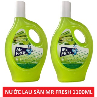 Nước lau sàn Mr.Fresh hương chanh xả 1.1L combo 2 chai