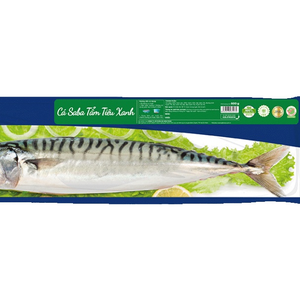 Cá Saba Tiêu Xanh 600g - 800g