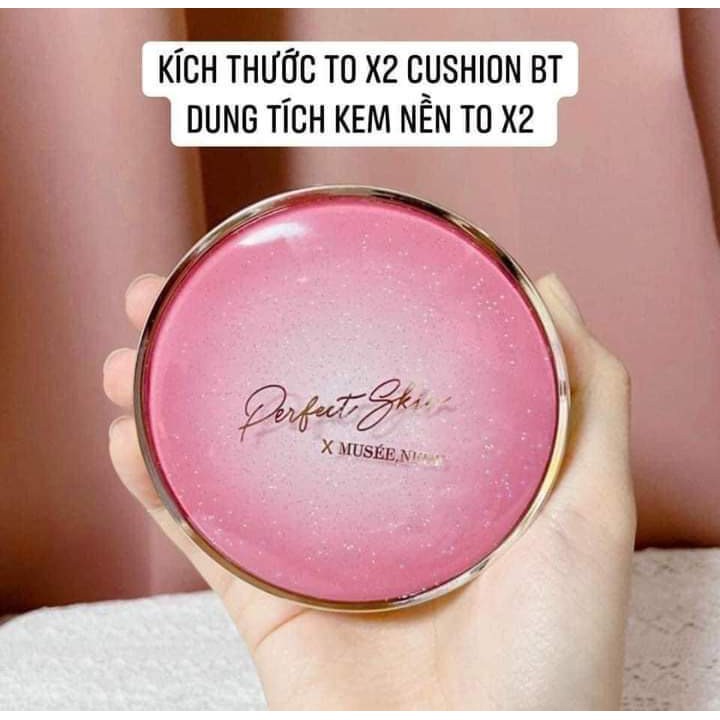 Phấn Tươi Dưỡng Trắng Và Chống Lão Hóa Perfect Skin 1 hộp+1 lõi