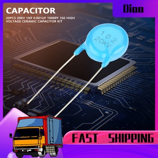 Tụ Điện Áp Cao Dio 20x 20kv 102 1nf 0.001uf 1000pf Chuyên Dụng