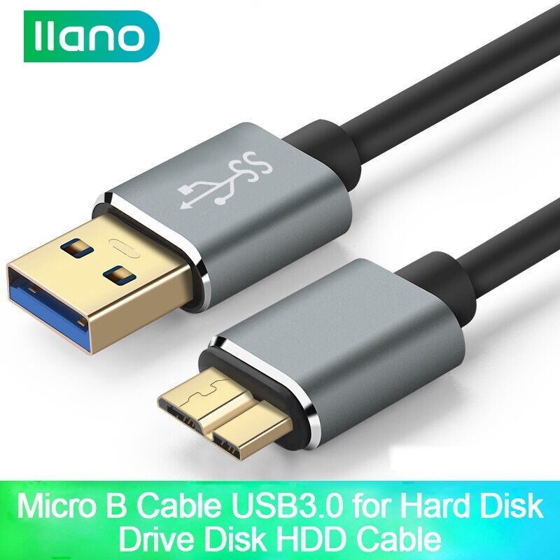 llano USB 3.0 Loại A Micro B USB3.0 Dây cáp đồng bộ hóa dữ liệu cho ổ cứng ngoài Ổ cứng HDD Cáp ổ cứng USB-C