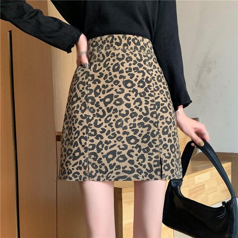 Chân Váy Họa Tiết Da Báo Thời Trang Xinh Xắn Dành Cho Nữ