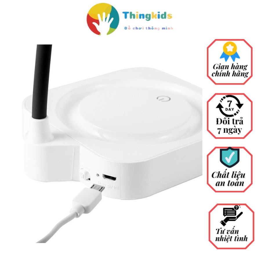 Đèn học led tích điện 3 chế độ sáng - Thingkids