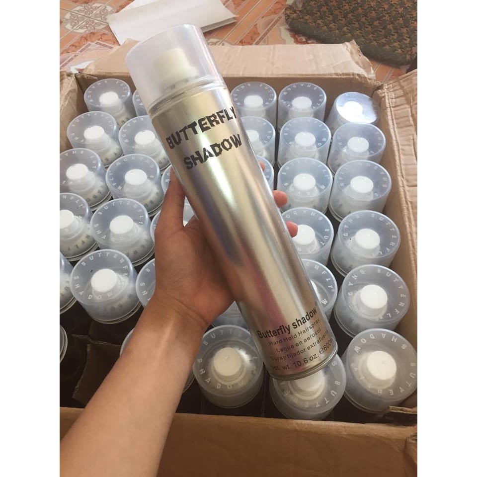 Keo xịt tóc BUTTERFLY SHADOW 600 ml