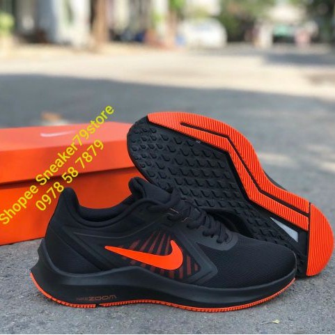 Giày Nike Running Dowshifter 10 Black/Red Oranger [Chính Hãng - FullBox] Sneaker79store