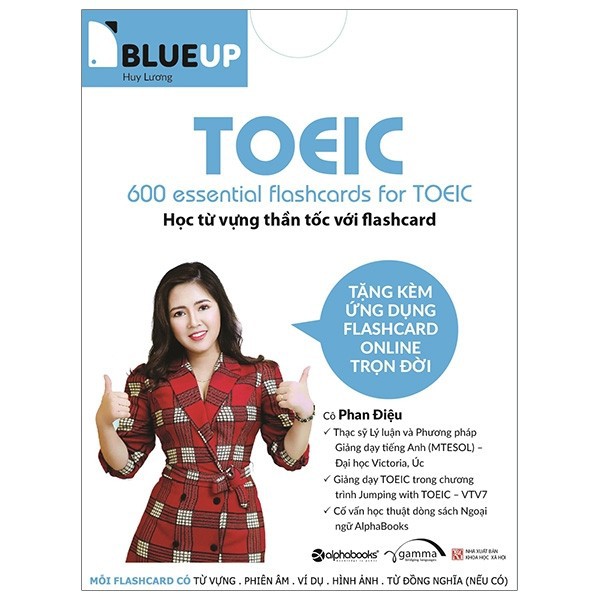 Flashcard - Blue Up - 600 Essential Flashcards For Toeic