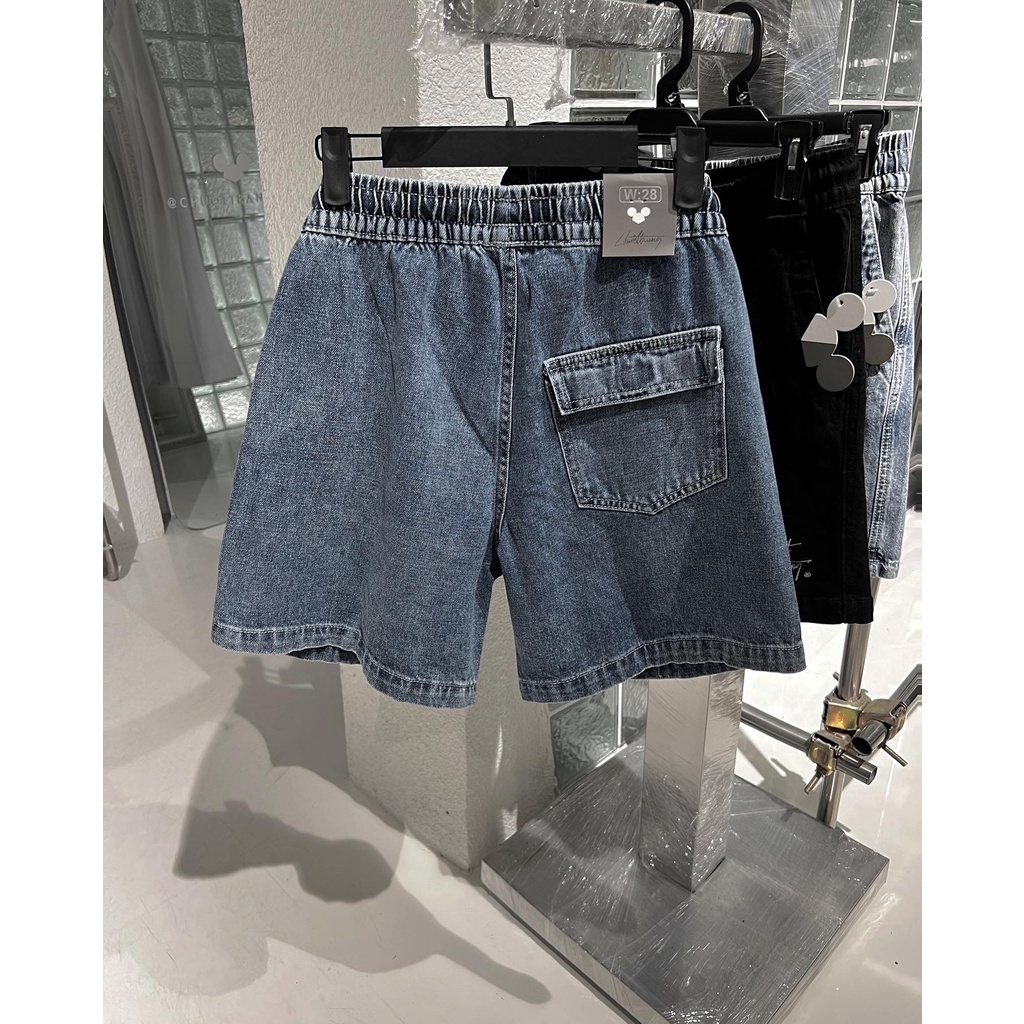 Quần BIGKID BLUE SHORT JEAN lưng thun CHUOTTRANG