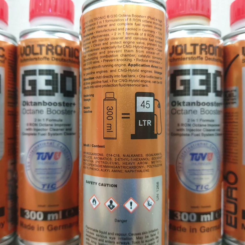 Phụ gia xăng Voltronic G30 Octane Booster +