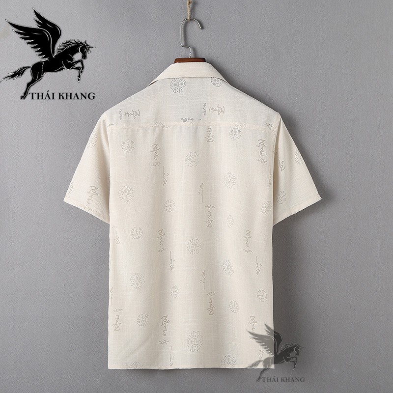 Áo sơ mi nam trung niên tay ngắn vải xô đũi dày dặn siêu mát loại áo sơ mi đũi nam form rộng OG52 | BigBuy360 - bigbuy360.vn