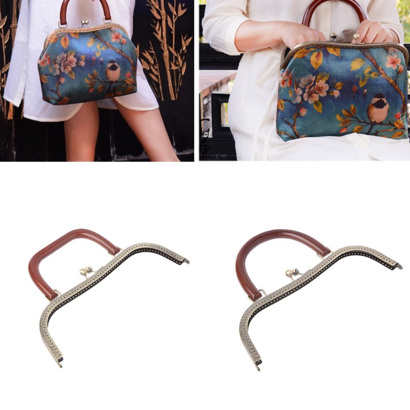 Khung kim loại và gỗ dạng vuông chuyên dụng gắn túi xách cho nữ