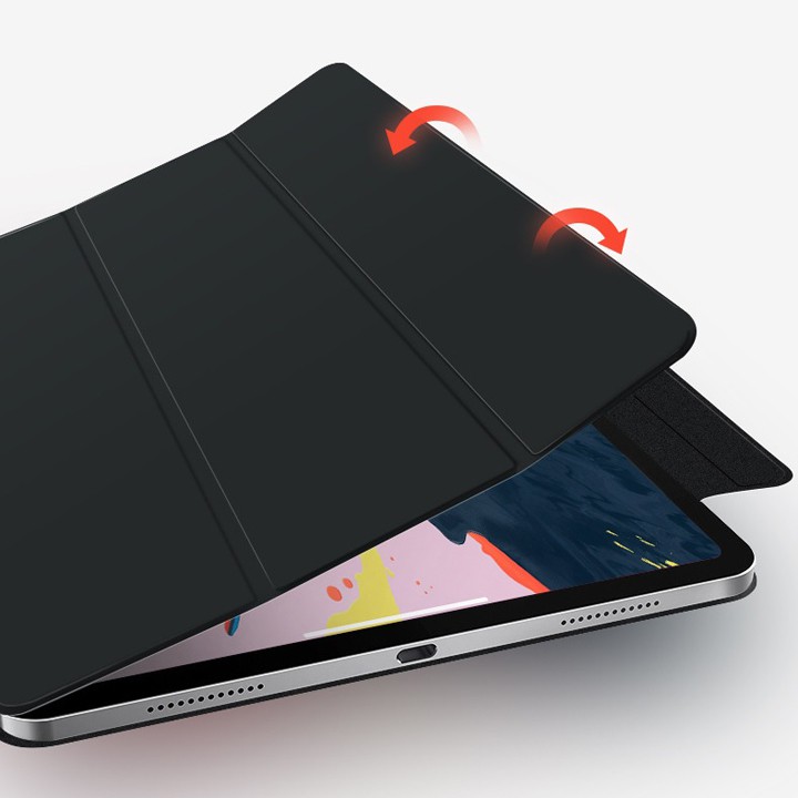 Ốp Lưng iPad Pro 11', Pro 12.9' (20/21), Ốp Lưng iPad mini 6 gập từ tính đa góc - Mã TZAT913