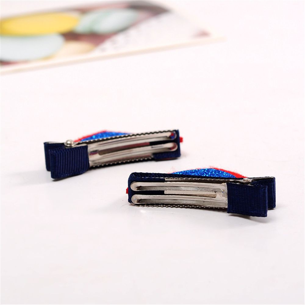 Set 2 kẹp tóc hình tai mèo đính kim tuyến xinh xắn cho bé gái