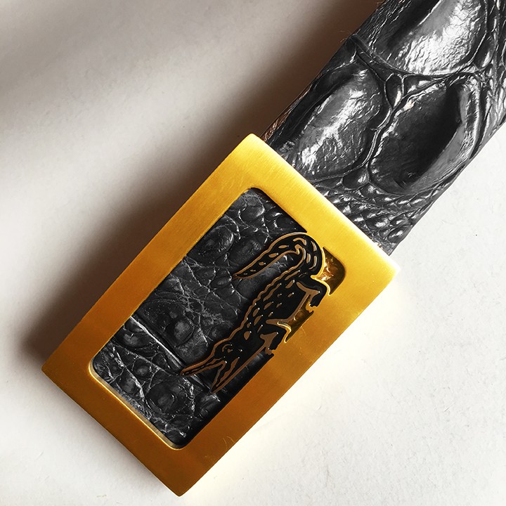 .Dây nịt nam Thắt Lưng da Doanh Nhân Da cá sấu Thật 2 Lớp thời trang | BigBuy360 - bigbuy360.vn