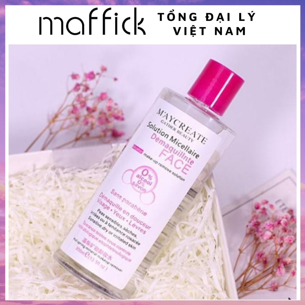 Nước Tẩy Trang 300ml Maycreate Dịu Nhẹ - Hàng Chính Hãng Nội Địa Trung MNTT1