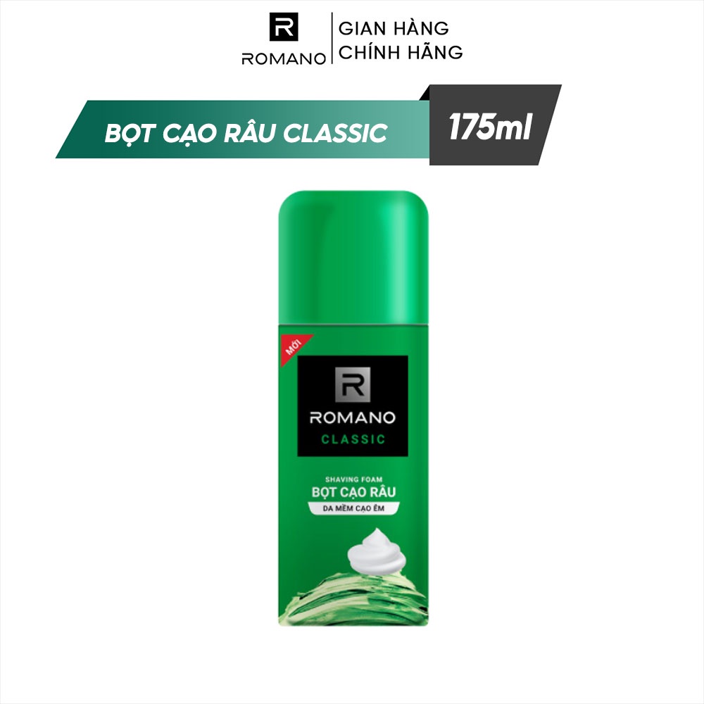 [Brand Membership] Bọt cạo râu Romano 175ml - giao mùi ngẫu nhiên