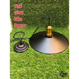 Đèn thả trang trí quán cafe chao đĩa bay đui đồng 22CM 26CM 30CM
