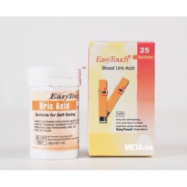 Que thử gout cho máy đo easy touch  ET322 ( 25que)