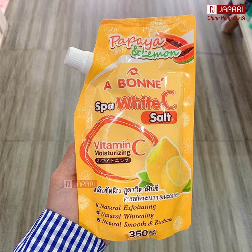 Muối Tắm Sữa Bò Tẩy Tế Bào Chết Body A Bonne Spa Milk Salt Thái Lan 350gr - Tẩy Da Chết Body Muối Bò Chính Hãng Japari