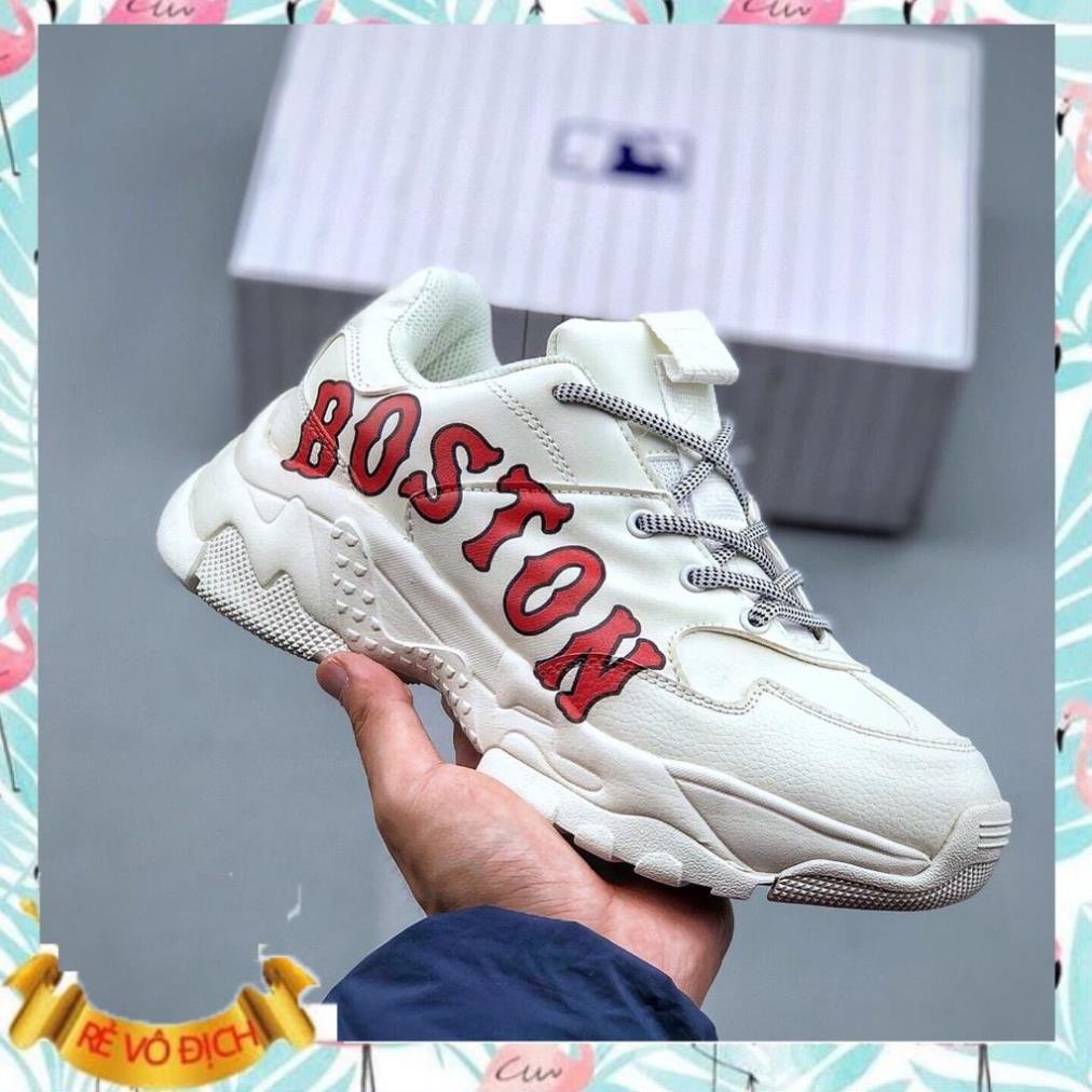 Giày MLB boston độn đế tăng chiều cao thể thao sneaker Hot Trend [Full box, Full bill]