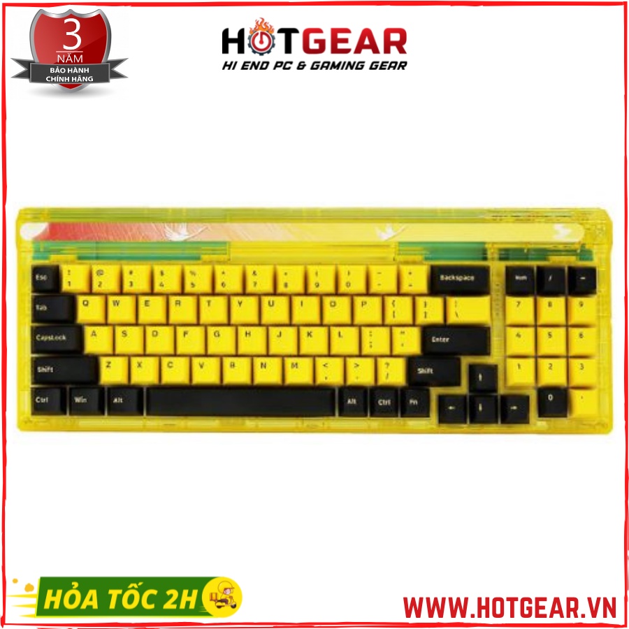 Bàn phím cơ không dây Gasket Newmen GM980 Sun hàng chính hãng bảo hành 24T