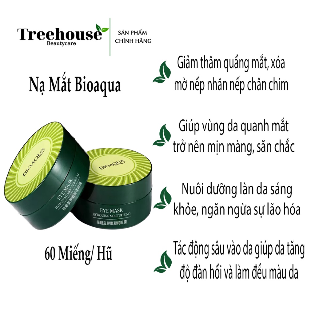 Mặt nạ mắt BIOAQUA Tảo Biển ( Hộp 60 Miếng)