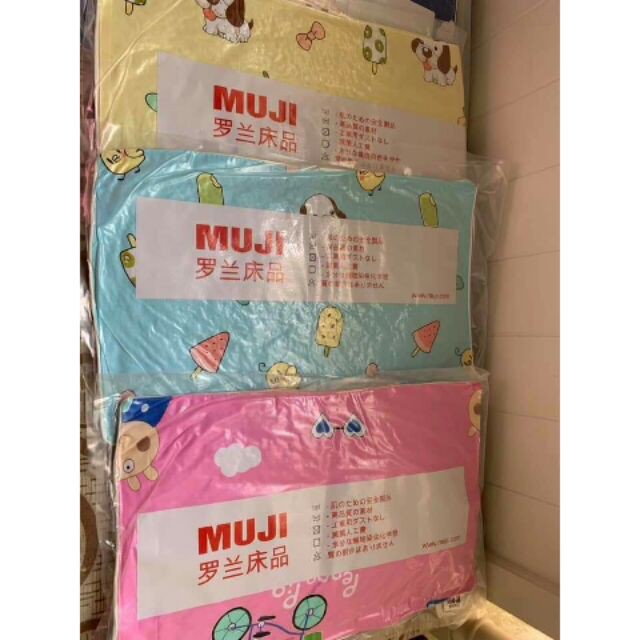 Sỉ 5 Gối Trẻ Em Cotton MUJI Hàng Xuất Nhật 30cmx40cm