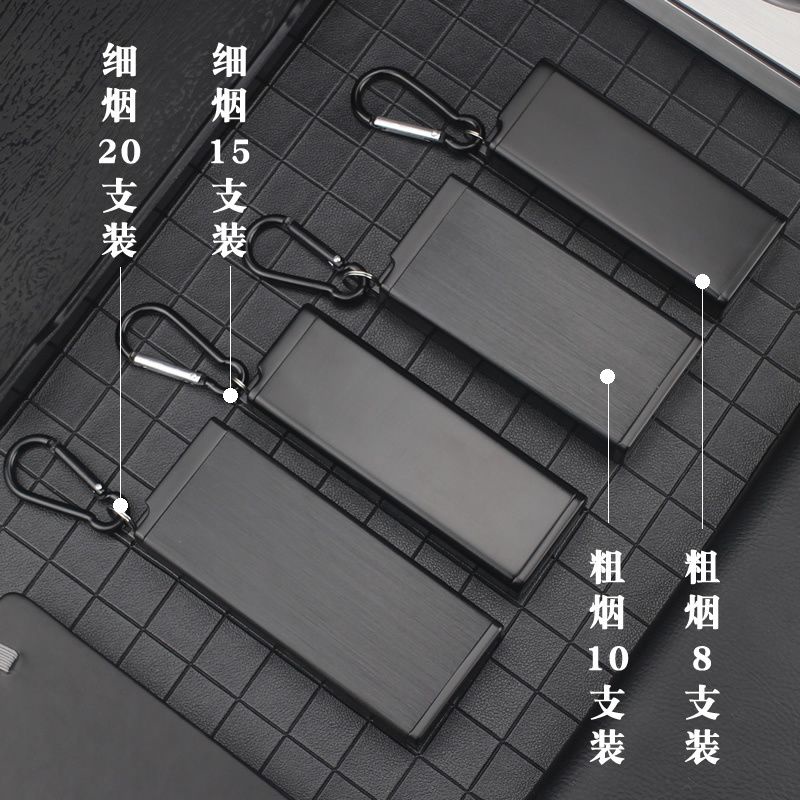 Set 8 Hộp Đựng Thuốc Lá 10 Gói 15 / 20 Điếu Thuốc Lá Mỏng Mở Rộng Cao Cấp Phong Cách Mới Cho Nam Và Nữ @