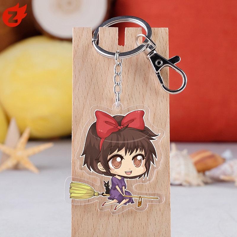 1 Móc Khóa Hình TOTORO Bằng Nhựa Acrylic Dễ Thương