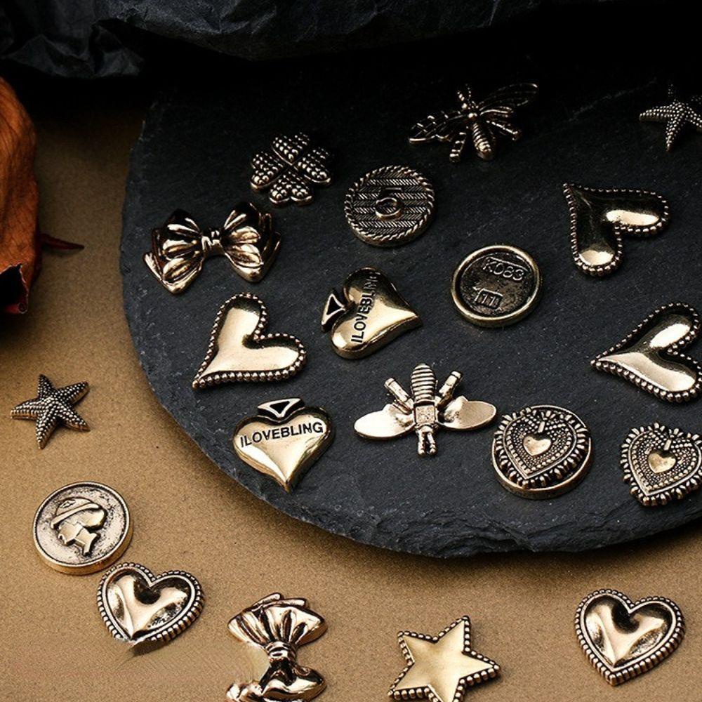 Phụ Kiện Trang Trí Móng Tay Kiểu Dáng Sang Trọng Phong Cách Vintage