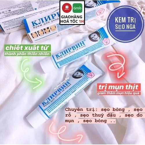 Kem mờ sẹo Nga [CHÍNH HÃNG 100%] - Tuýp 25g - Mờ các loại sẹo, rỗ, thâm, nám hãy kiên trì sau 2 tháng để thấy hiệu quả