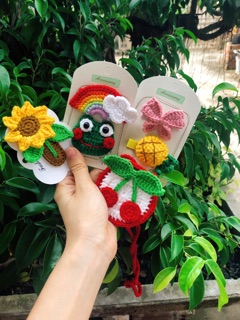 (Ảnh thật) Kẹp tóc handmade xinh xắn đáng yêu