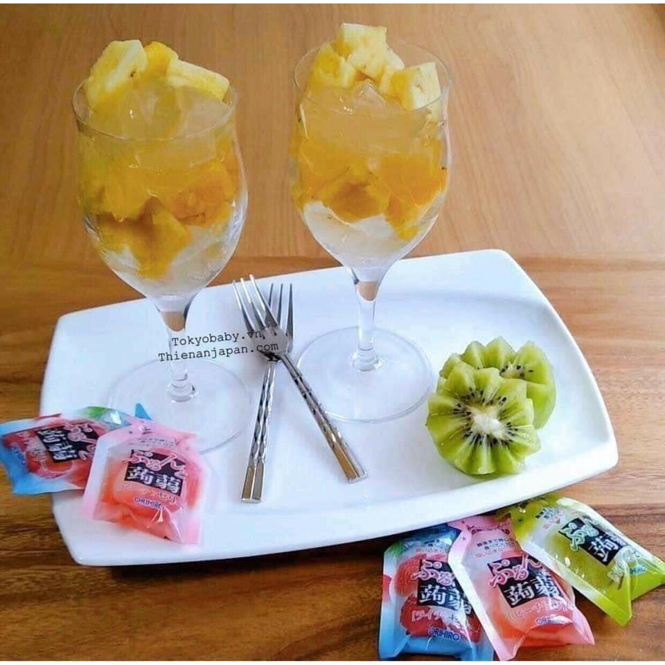 THẠCH ORIHIRO 5 VỊ ( VỊ LÊ, VỊ NHO TÍM, VỊ ĐÀO , VỊ NHO XANH, VỊ ĐÀO ) | BigBuy360 - bigbuy360.vn