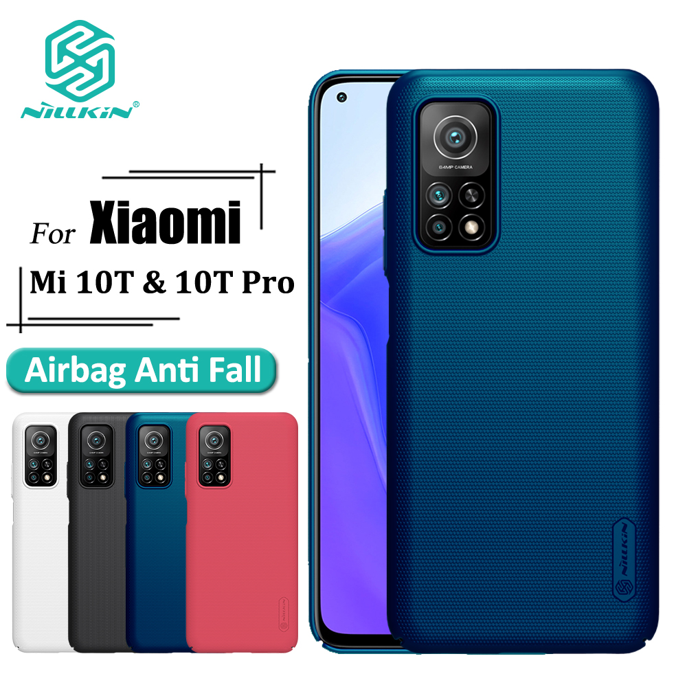 Nillkin Luxury Phone Case For Xiaomi Mi 10T Pro / 10T 5G Hard PC Shockproof Super Frosted Shield