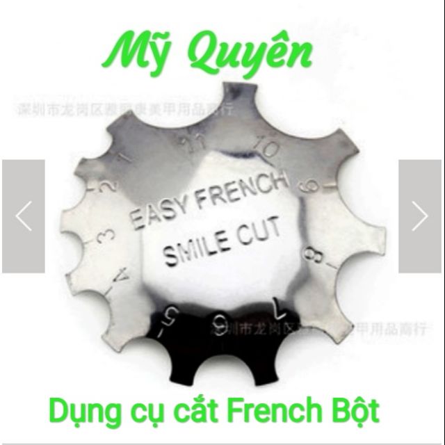 Dụng cụ cắt French Bột