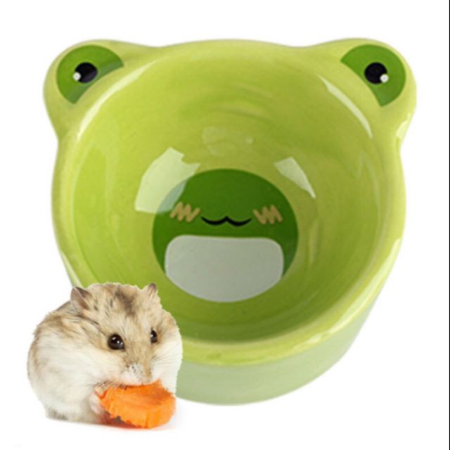 Chén sứ hình thú đựng thức ăn cho Hamster, Sóc Bay Úc, Sóc Bông, Sóc Đất...