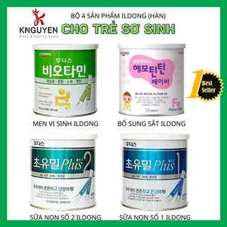 Sữa non ildong, men vi sinh ildong, hemo tin tin sắt ildong