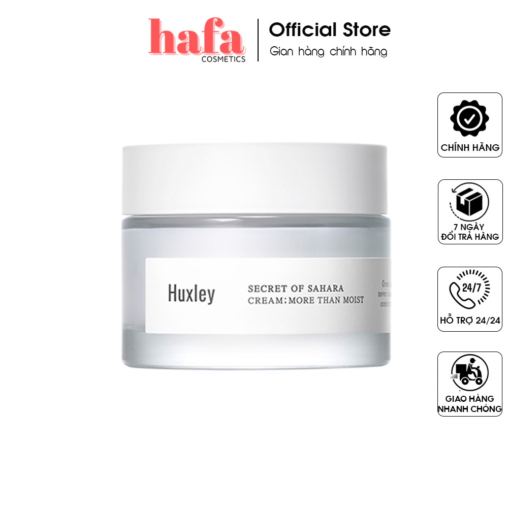 Kem dưỡng ẩm chuyên sâu và chống lão hóa Huxley Cream ; More Than Moist 50ml _ Huxley Chính Hãng