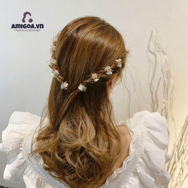 ✨✨Kẹp Tóc Hình Hoa Nhỏ 2022 Thời Trang Mới Cho Nữ