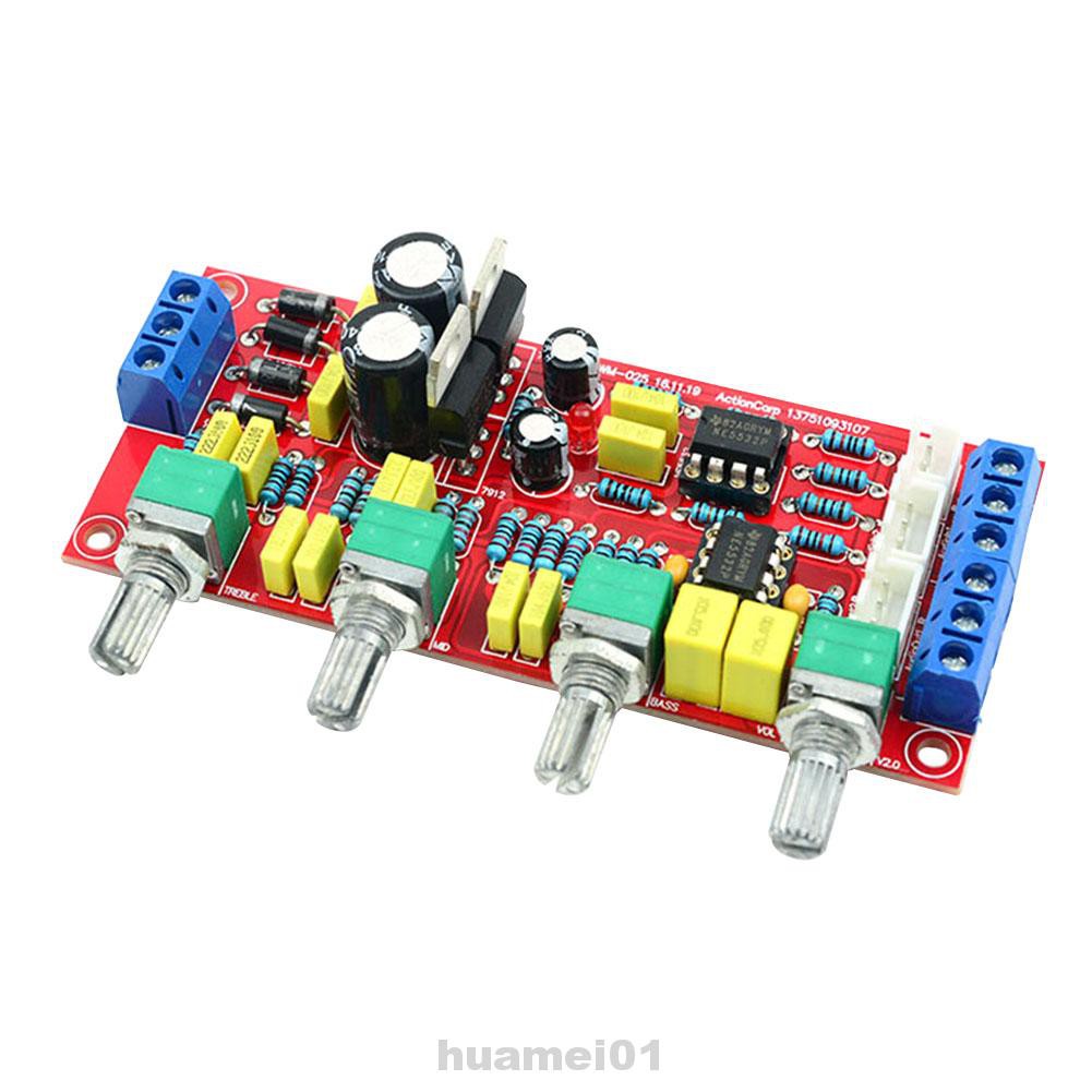 NE5532 Enthusiast Tone HIFI Music Modified Low DIY Volume Adjustable Preamplifier Control Board