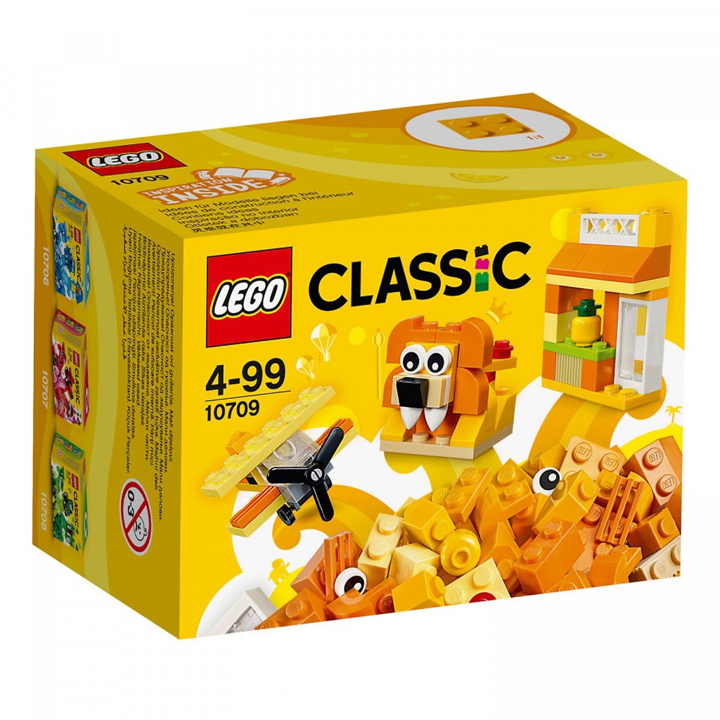 Mô Hình Lego Classic - Lắp Ráp Classic Màu Cam 10709 (60 Mảnh Ghép)