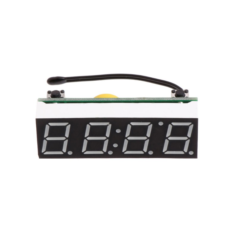 Mô đun đồng hồ điện áp, nhiệt độ kỹ thuật số đa năng 3 trong 1 có màn hình LED hiển thị tiện dụng cho xe hơi