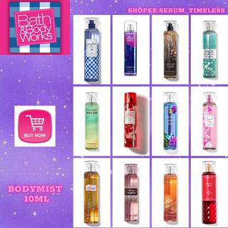 [Link 3/3-ĐỦ MÙI] Xịt Thơm Toàn Thân Bath And Body Works Body Mist (10ml)