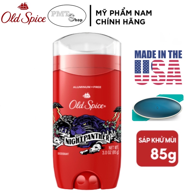 Lăn Sáp khử mùi nam Old Spice Wild Collection 85g (sáp xanh) Wolfthorn Bearglove Krakengard Elklord Nightpather