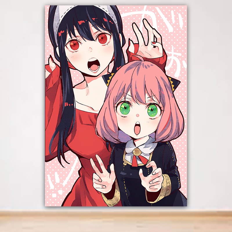 Poster dán tường anime Spy x Family khổ A3