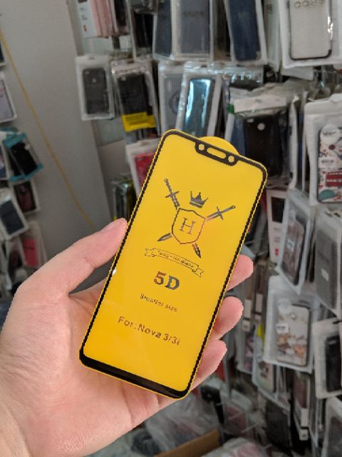 Cường lực cho Huawei Nova 3i / Nova 3 FREESHIP Từ 50k Full màn Full keo viền mỏng ôm màn 2.5D siêu đẹp
